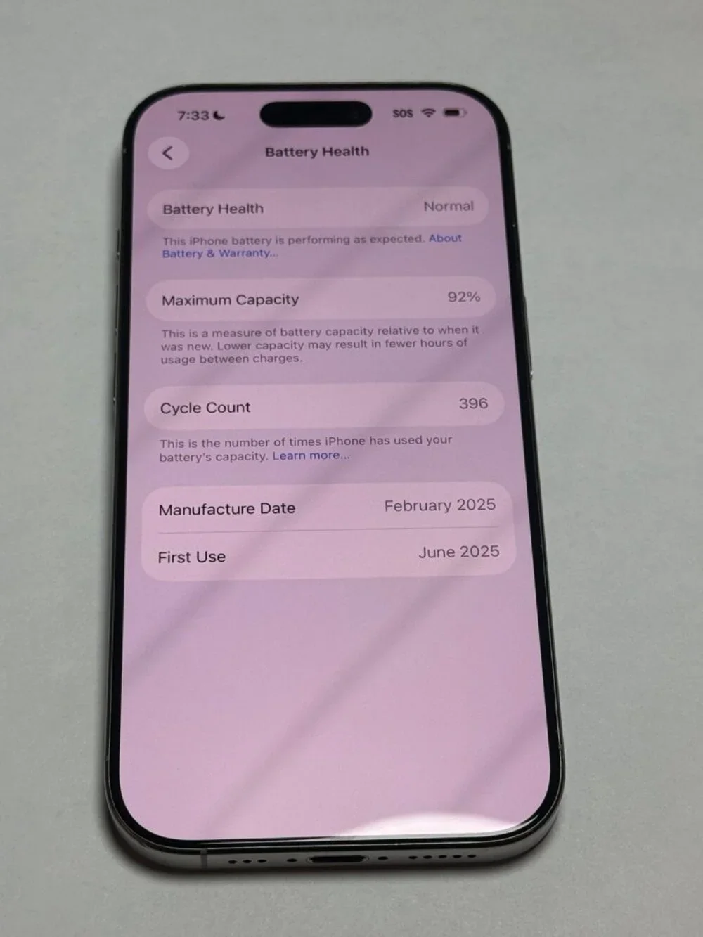 Unlocked Apple iPhone 16 Pro 128GB Natural Titanium A3083